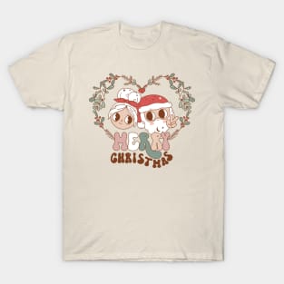 Santa Mrs Claus Christmas T-Shirt